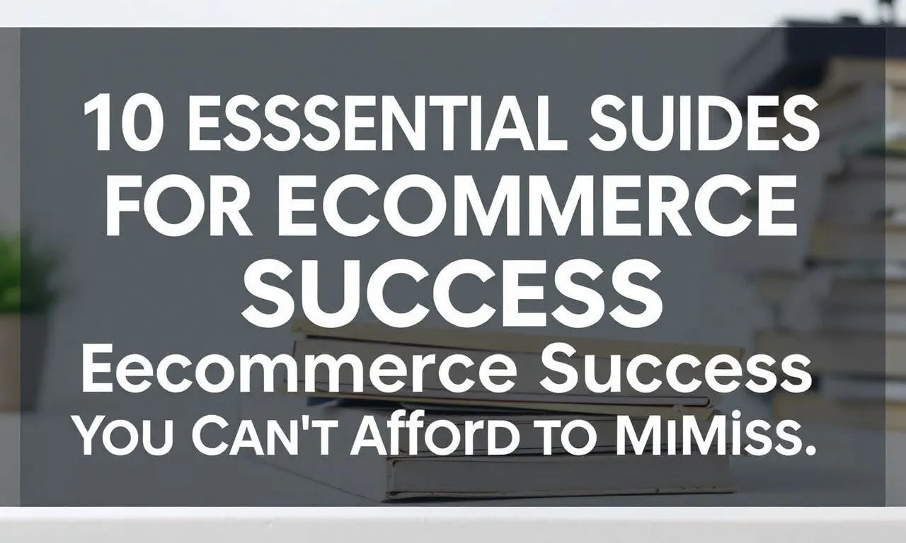 10 Essential Online Guides for Ecommerce Success You Can’t Miss 10 Essential Online Guides for Ecommerce Success You Can't Afford to Miss