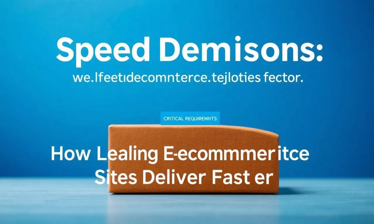 Speed Demons: How Top Ecommerce Sites Ship Faster Speed Demons: How Leading Ecommerce Sites Deliver Faster