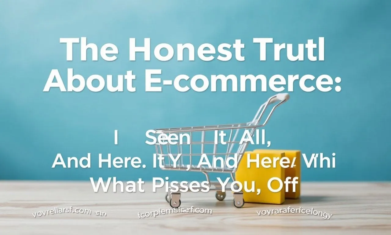 The Honest Truth About Ecommerce: I’ve Seen It All, And Here’s What Pisses Me Off The Honest Truth About E-commerce: I've Seen It All, And Here's What Pisses Me Off