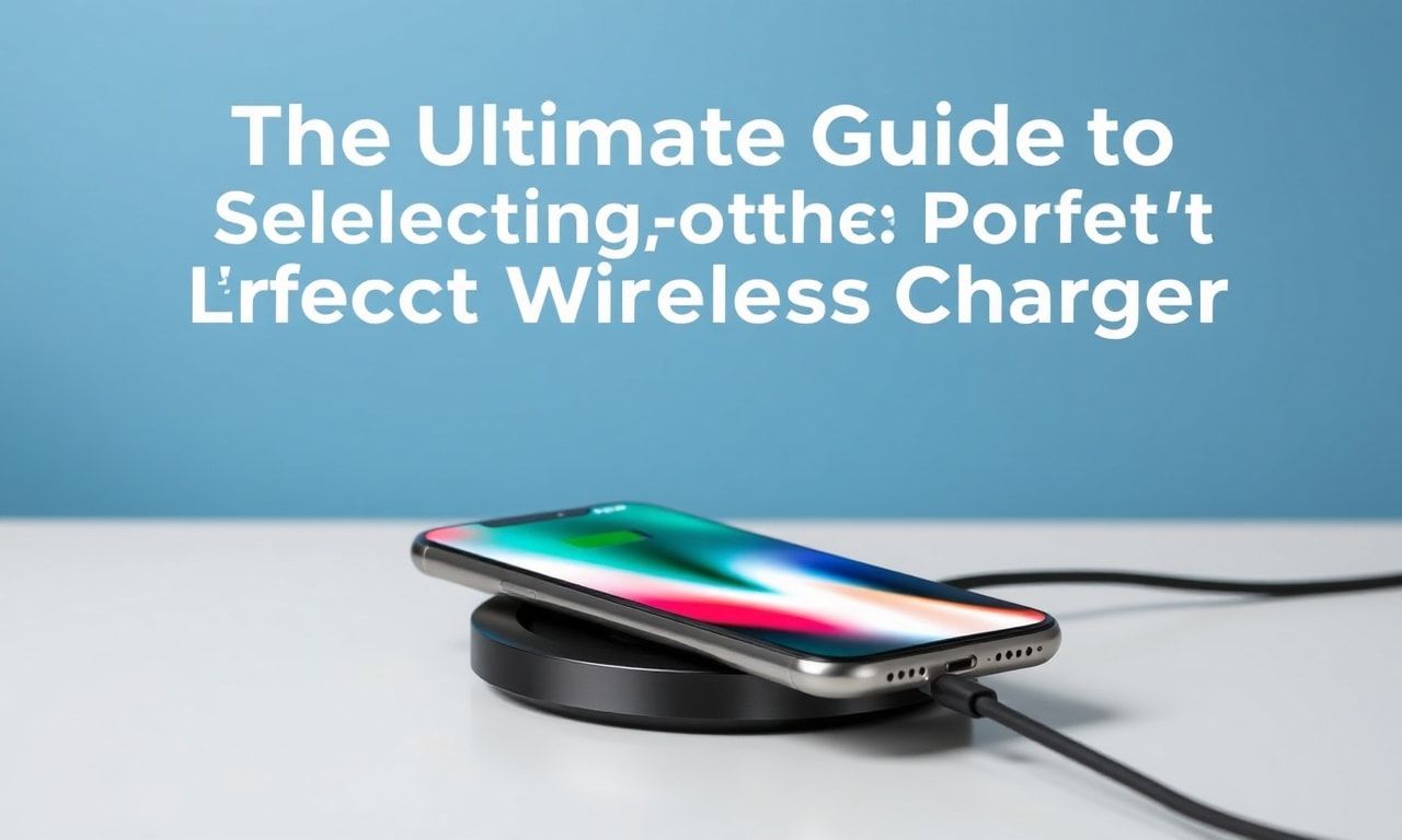 The Ultimate Guide to Choosing the Right Wireless Charger for Your Lifestyle