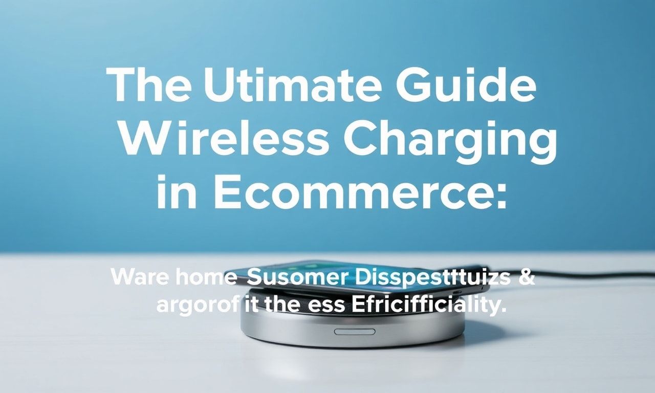 The Ultimate Guide to Wireless Charging in Ecommerce: Enhancing Customer Experience and Operational Efficiency