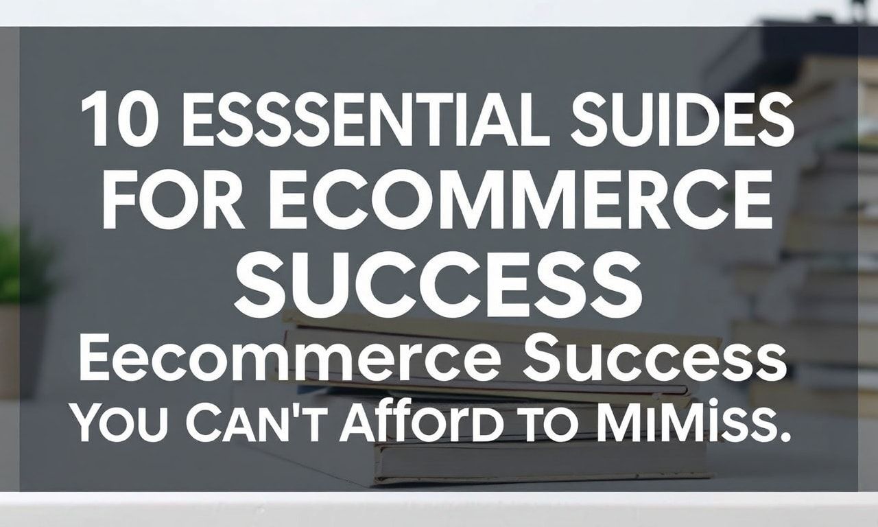 10 Essential Online Guides for Ecommerce Success You Can't Miss