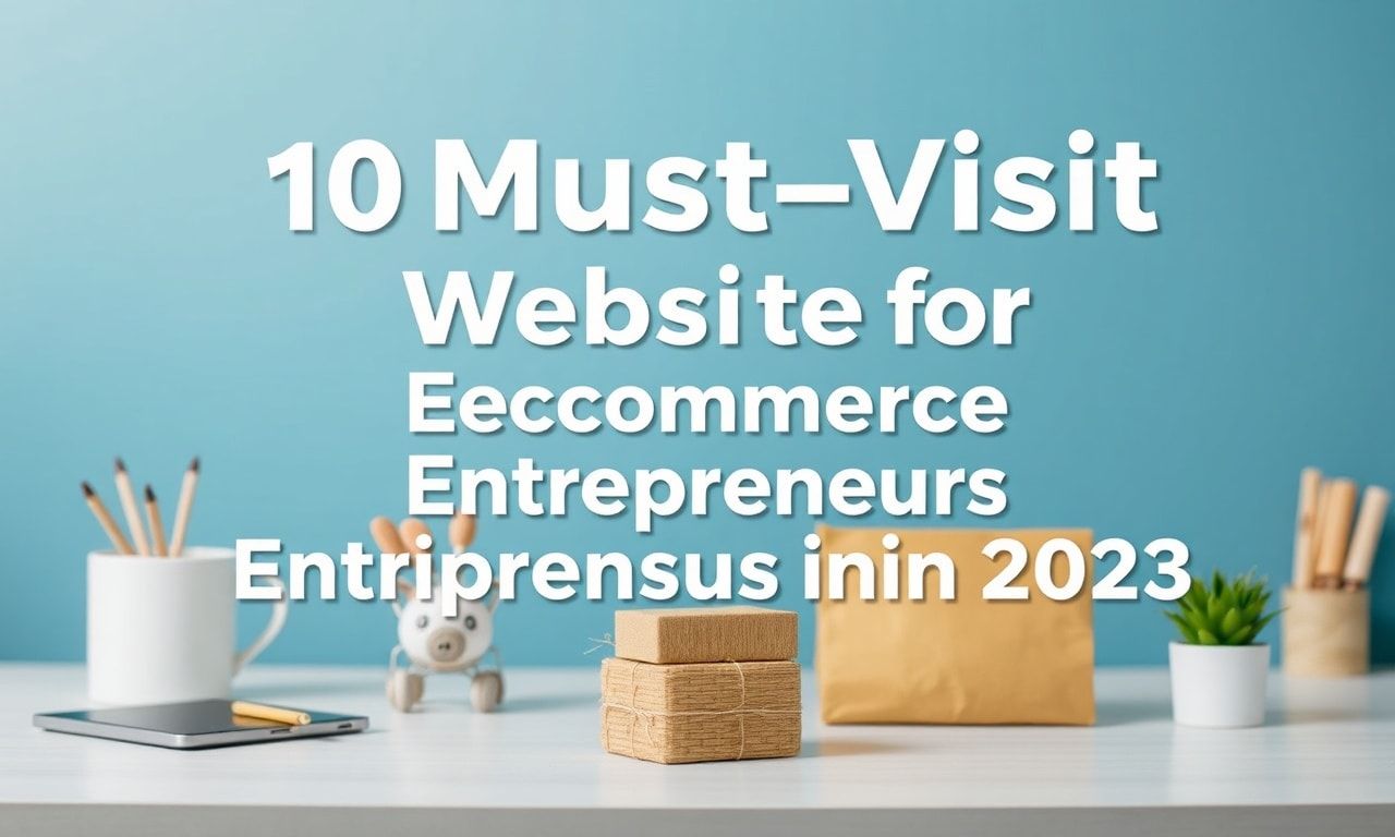 10 Must-Visit Websites for Ecommerce Entrepreneurs in 2023