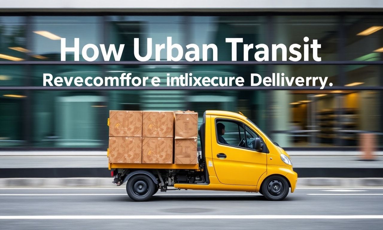 How Urban Transit is Revolutionizing Ecommerce Delivery