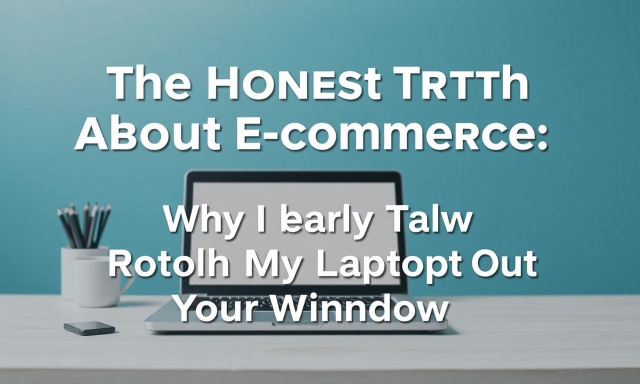 The Honest Truth About E-commerce: Why I Almost Threw My Laptop Out the Window