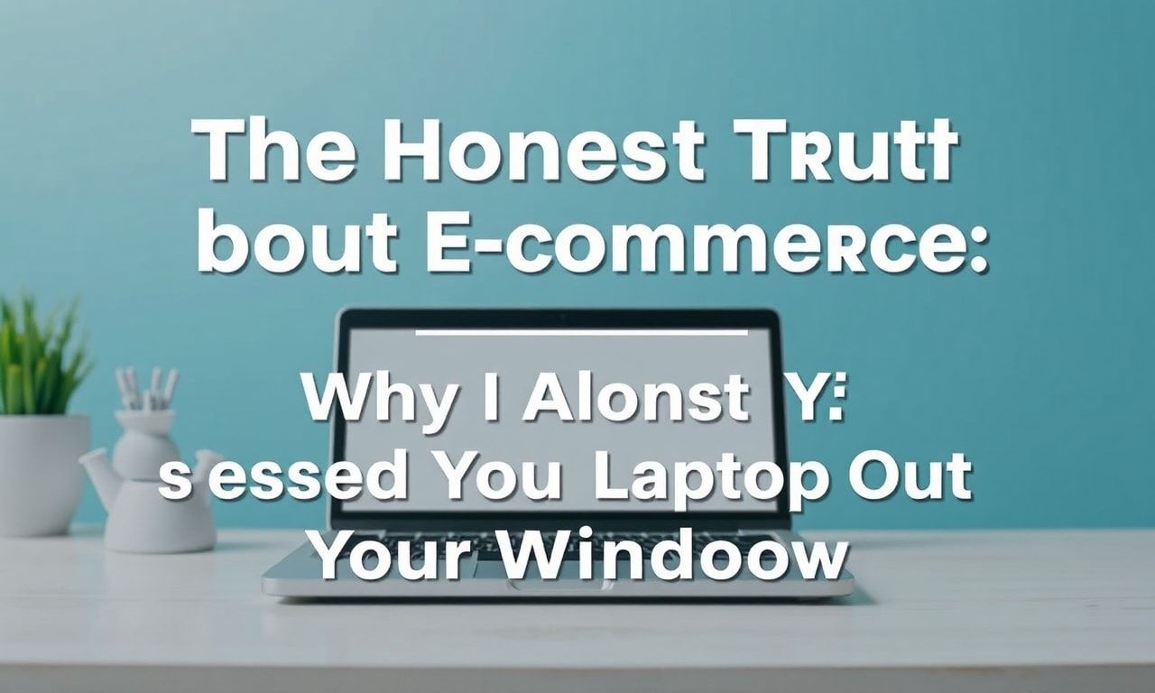 The Honest Truth About E-commerce: Why I Almost Threw My Laptop Out the Window