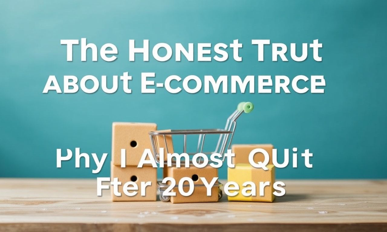 The Honest Truth About Ecommerce: Why I Almost Quit After 20 Years