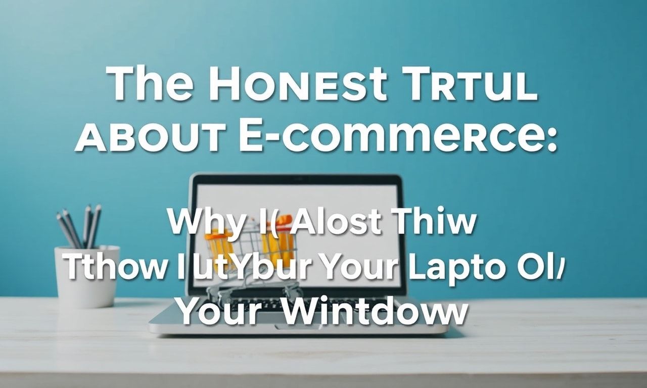 The Honest Truth About Ecommerce: Why I Almost Threw My Laptop Out the Window